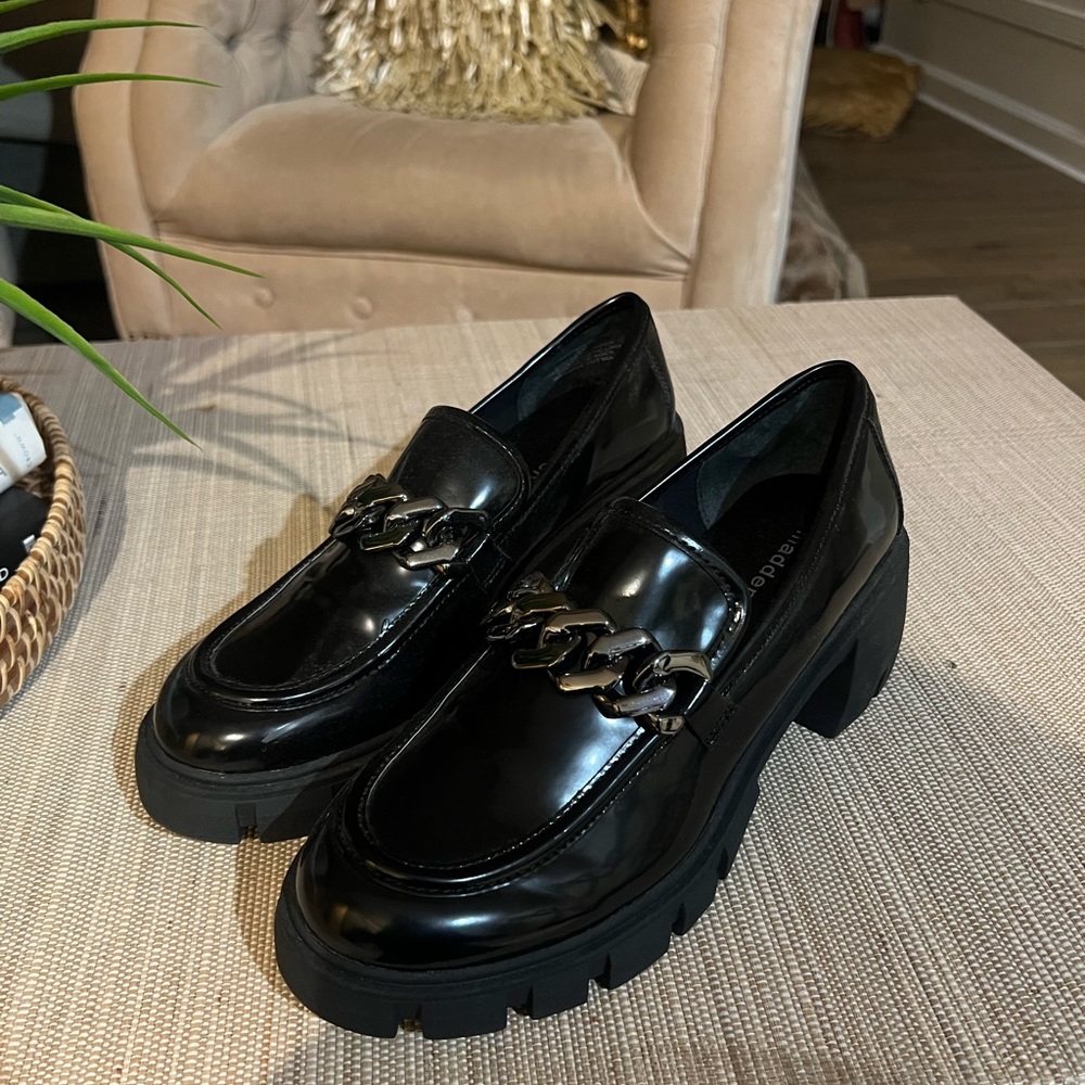 Madden Girl Black Hoxton Loafers